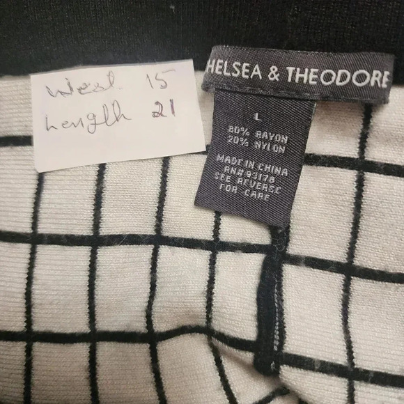 Chelsea & Theodore Ruffles Short Skirt Women's Black Size Large Elastic Waist - Picture 4 of 6